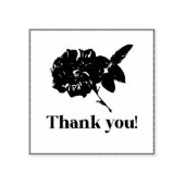 Danke, Wood Briefmarke Gummistempel (Prägung)