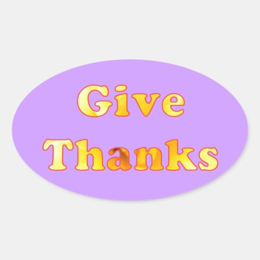 Danke, Wortkunst mit gelber Lilie, Aufkleber (Vorderseite)