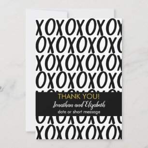 Danke XOXO Umarmungen Küsse Minimalistisch