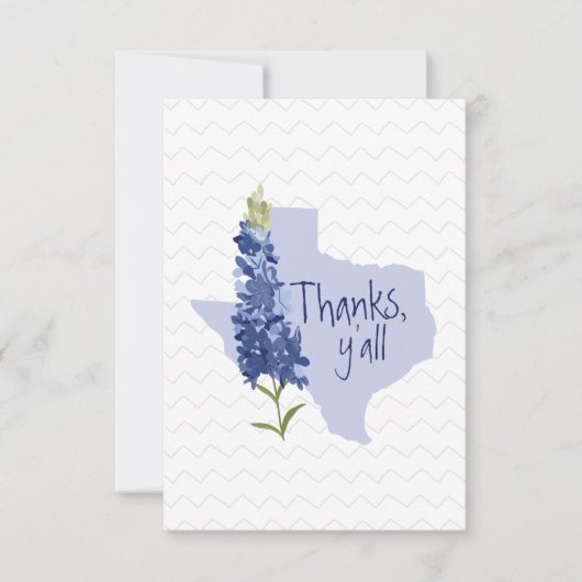 Danke Y'all Bluebonnet Texas (Vorderseite)