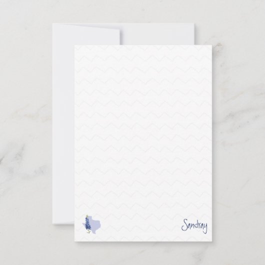 Danke Y'all Bluebonnet Texas (Rückseite)