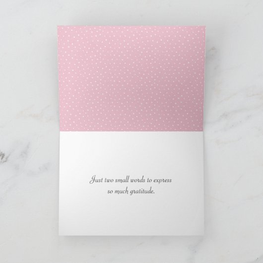 Danke Yorkshire Terrier für Polka Dots (Innenseite)