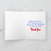 Danke Yorkshire Terrier Puppy Card - Verse (Innenseite)