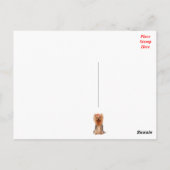 Danke Yorkshire Terrier Puppy Dog Postcard Postkarte (Rückseite)