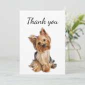 Danke Yorkshire Terrier Yorkie Dog Pet Animal (Stehend Vorderseite)