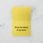 Danke zu kardieren (Innenseite)