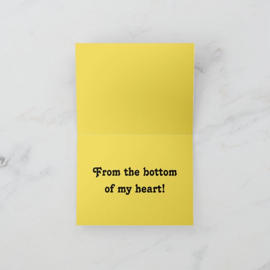 Danke zu kardieren (Innenseite)