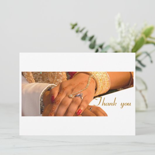 Danke zu kardieren (Stehend Vorderseite)