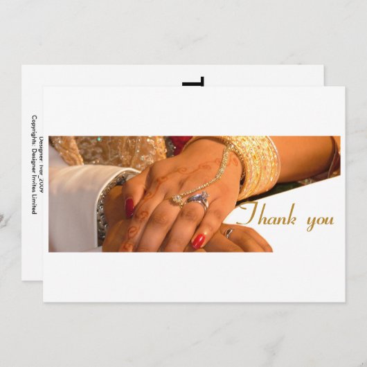 Danke zu kardieren (Vorne/Hinten)