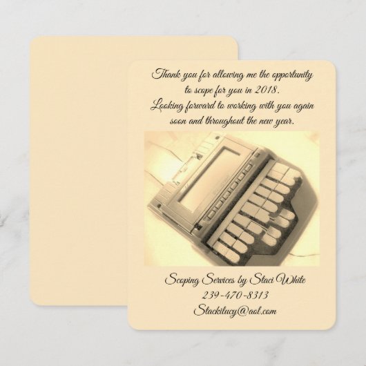 Danke zu kardieren (Vorne/Hinten)