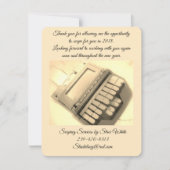 Danke zu kardieren (Vorderseite)