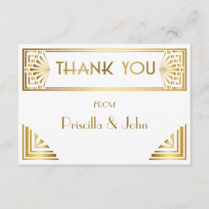 Danke zu kardieren, Foto-Rückseite, großes Gatsby,