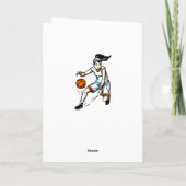 Danke zu kardieren für Basketball-Trainer (Rückseite)