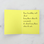 Danke zu kardieren für einen Freund (Innenseite)