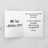 DANKE ZU KARDIEREN, LUSTIG (Innenseite)