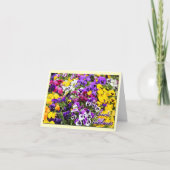 Danke zu kardieren--Stiefmütterchen (Vorderseite)