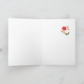 Danke zu kardieren, um - Blumen-Power besonders (Innenseite)