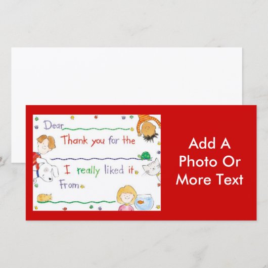 Danke zu merken (Vorne/Hinten)