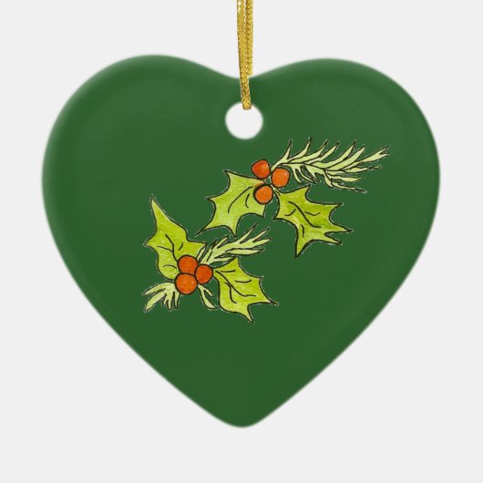 Danke zu verzieren keramik ornament (Vorne)