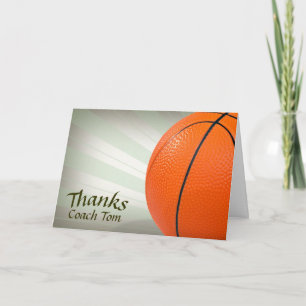 Danke zum Basketball-Trainer