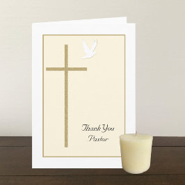 Danke zur Pastor-Karte