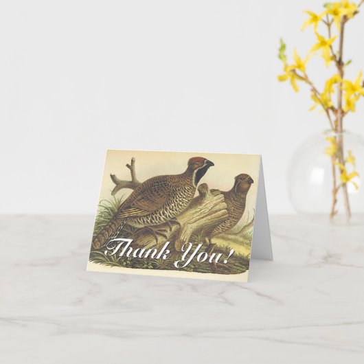 "Danke!", zwei Vogelgrüßkarten Karte (Gelbe Blume)