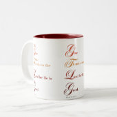 Danke Zweifarbige Tasse (Vorderseite Links)