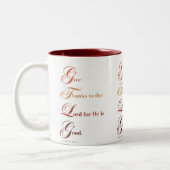 Danke Zweifarbige Tasse (Links)