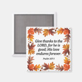 Danken an den Herrn Magnet (Vorderseite/Rückseite)