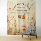 Danken an Freunde, die Party-Bildrückblick geben Wandteppich (Beispiel)