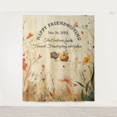 Danken an Freunde, die Party-Bildrückblick geben Wandteppich (Vorderseite)