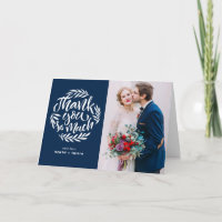 Danken beschriftende Kranz-Hochzeit des Blau-|