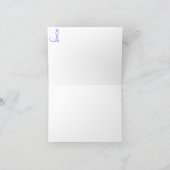 *~* danken niedliche blaue dankeskarte (Innenseite)