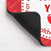 DANKEN SIE Gesundheitsfürsorge Hero individuell an Mousepad (Ecke)