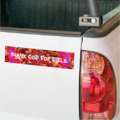 Danken Sie GOTT für Bibel Autoaufkleber (Auf Lkw)