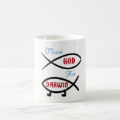 Danken Sie Gott für Darwin-Tasse Kaffeetasse (Mittel)