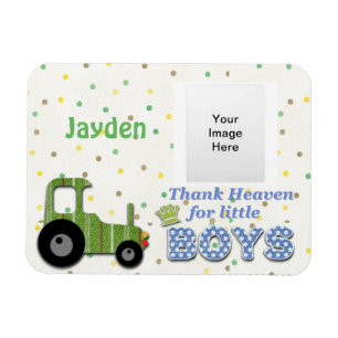 Danken Sie Himmel für kleine Jungen Magnet