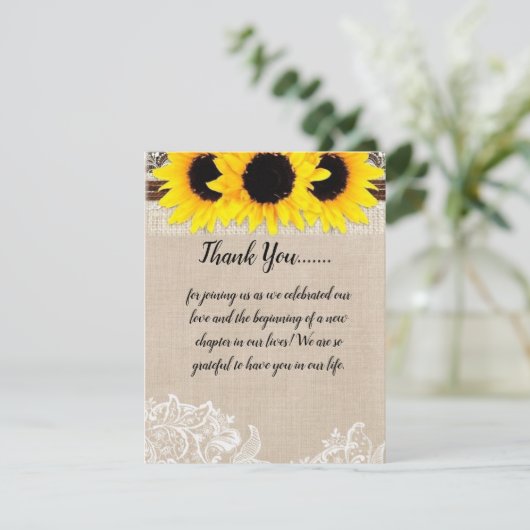 DANKEN SIE KARTE (Stehend Vorderseite)