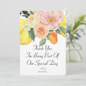 DANKEN SIE KARTE (Stehend Vorderseite)