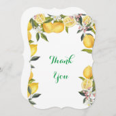 DANKEN SIE KARTE (Vorne/Hinten)