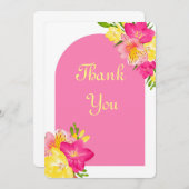 DANKEN SIE KARTE (Vorne/Hinten)