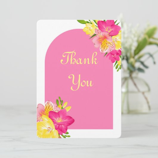 DANKEN SIE KARTE (Stehend Vorderseite)