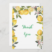 DANKEN SIE KARTE (Vorne/Hinten)