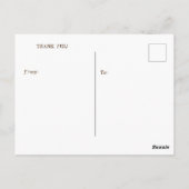 DANKEN SIE KARTE (Rückseite)