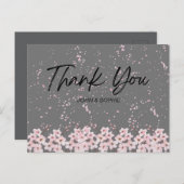 DANKEN SIE KARTE (Vorne/Hinten)