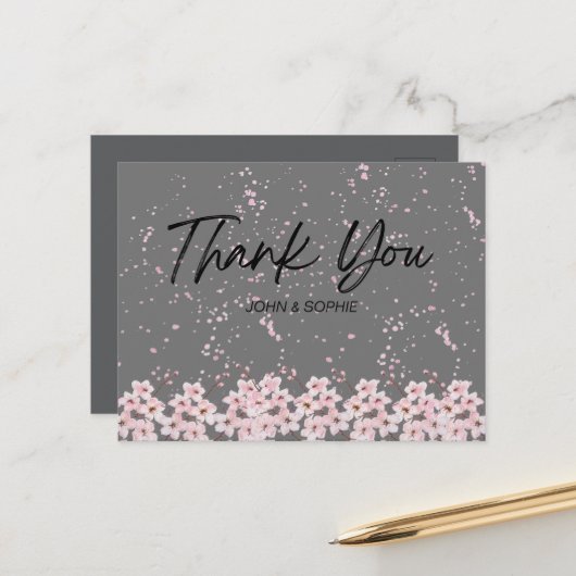 DANKEN SIE KARTE (Vorderseite/Rückseite Beispiel)