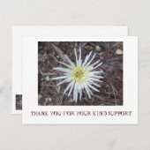 DANKEN SIE KARTE (Vorne/Hinten)