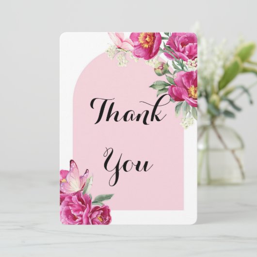 DANKEN SIE KARTE (Stehend Vorderseite)