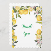 DANKEN SIE KARTE (Vorne/Hinten)