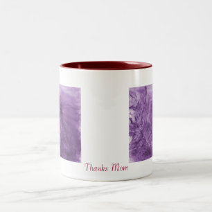 Danken Sie lila 15 Unze-Tasse des Zweifarbige Tasse